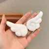 Pinza para el Cabello de Alas de Ángel Blancas para Niños Modelo Nuevo 2026 para Niñas Pinza de Pelo de Felpa Dulce y Linda para el Cabello de Niñas