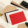 Cartão de membro de papel kraft envelope pequeno em estoque atacado em branco colorido simples cartão de felicitações envelope para convite bolsa