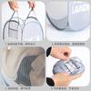Cesta de Malla de Nylon para Ropa Sucia Dormitorio de Estudiante Hogar Grande Ligera Doble Asa Cesta para Ropa Sucia Cesta Plegable para Almacenamiento