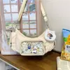 2026 Nueva Bolsa Transparente Versátil de Hombro Cruzada Pequeña para Niñas, Bolsa de Muñeca Ins para Estudiantes y Mujeres Jóvenes