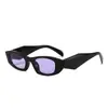 Novos Óculos de Sol Olho de Gato para Mulheres, High-End, Versátil, Óculos de Moda Poligonais para Rostos Pequenos, Óculos de Sol Personalizados Europeus e Americanos, Proteção Solar
