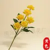 Flores de Rosa Artificiales, 6 Cabezas, Rosas Pequeñas de Esquina Atadas a Mano, Directo del Fabricante, para Decoraciones de Boda, Decoración de Hotel y Arreglos Florales para el Hogar