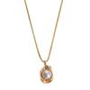 Misma Cadena para Clavícula de Blogger Coreana para Mujer, Diseño de Nicho, Collar de Perlas de Agua Dulce, Collar de Apilamiento Moderno y de Alta Gama