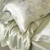 Edición de mostrador 20% Seda Hilo 60 Tencel de Lenzing Juego de Cama de Verano de Cuatro Piezas Lyocell Seda Helada Refrescante Colcha de Verano