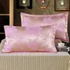 Juego de Almohadas de Algodón para Adultos Funda para Relleno de Almohada Individual Almohada Grande Funda para Almohada Par de Fundas de Almohada Jacquard de Algodón Puro