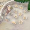 Novo Névoa de Creme Acessórios para Nail Art Marítima Mistura de Vaga-lume Luminoso Camélia Acessórios para Nail Art Borboleta Pequena Sacola de Materiais
