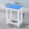 R* Taburete Cuadrado Simple Taburete de Comedor Silla de Entrenamiento para Mesa de Comedor en Casa Taburete de Hierro de Madera Taburete de Color Elevación Adulto Taburete de Taller de Fábrica