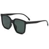 Gafas de sol de estilo coreano para celebridades de Internet, estilo retro para mujer, montura grande que muestra el rostro, gafas de sol pequeñas, gafas de conducción con protección solar avanzadas, gafas de moda para hombre