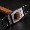 Tijeras para Cigarros Portátiles de Acero Inoxidable Afiladas de Doble Filo Cortador de Cigarros Simple de Plástico Ligero C6281