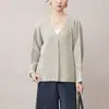 Chaqueta plisada de alta calidad para mujer en primavera y otoño, nueva, holgada, adelgazante, de un solo botón, casual, versátil, cárdigan, top exterior