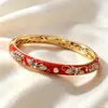 Nuevo Pulsera de Esmalte Cloisonné Hueca de Mariposa Estilo Chino, Directo de la Fábrica Fuente, Al por Mayor en Stock