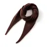 Bufanda Triangular de Cachemira, Bufanda Pequeña Tejida de Otoño e Invierno, Calentador de Cuello, Protección para el Cuello, Bufanda de Cachemira Pura