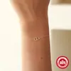 Transfronterizo Más Vendido Plata de Ley S925 Moda Versátil Doble Círculo Carácter Ocho Pulsera Anillo Diseño Original Simple Creativo Elegante