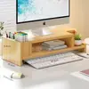 Suporte elevatório para monitor de computador de mesa, suporte de tela para mesa de escritório, base elevada, prateleira de armazenamento