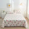 Juego de Sábanas de Tres Piezas Estilo Girly de Satén y Tela Gruesa Cardada con Encaje Juego de Ropa de Cama Clásico Nuevo Primavera y Verano 2026
