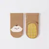 Calcetines de piso para bebé Clase A primavera y otoño calcetines de algodón para interior a prueba de frío calcetines de dibujos animados antideslizantes para niños calcetines para bebé otoño e invierno
