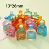 Transmissão ao Vivo Celebridade da Internet Popular Copo de Chá de Leite DIY Feito à Mão Resina Brinquedo Miniatura Mini Garrafa de Sprite Bebida Gaseificada