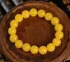 Pulsera de Cera de Abejas Natural Amarilla, Pulsera de Cuentas de Ámbar de Cera de Abejas de Segunda Generación, Pulsera de Círculo Único, Suministro en Vivo y Venta al por Mayor