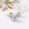 Amazon Transfronterizo Nuevo 16mm Kidsren's DIY Colorido Cuentas de Madera Hechas a Mano Cuentas Sueltas de Hemu Accesorios para Cuerdas Venta al por Mayor