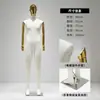 Loja de Roupas Props para Modelo Masculino Suporte de Exibição Manequim de Meio-Corpo para Vitrine Manequim Corpo Humano Completo Coberto com Tecido Modelo Masculino e Feminino