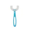 Escova de Dentes Infantil em Formato de U Manual para Bebês de 2-3-6-12 Anos e Acima Escova de Dentes em Formato de U com Suporte Bucal Cerdas Macias Artefato
