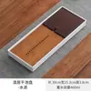 Bandeja de té pequeña estilo japonés con almacenamiento de agua, Bandeja de bambú resistente para uso doméstico, Juego de té redondo con drenaje de agua, Plataforma de secado para preparación de té
