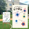 Festival del Doble Nueve Jardín de Infancia Tablero de Registro para Actividades de Integración de Equipo al Aire Libre Accesorios para el Juego de Lanzamiento de Sacos de Arena Pared de Fondo para Planificación de Bodas Tablero de KT