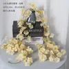 Cerejeira Artificial de Rattan para Pendurar na Parede Flor Artificial de Rattan Tubo de Ar Condicionado Teto Interno Decoração de Casamento Cerejeira Artificial de Rattan