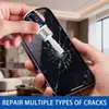 Líquido Reparador de Grietas en Pantalla de Teléfono Móvil KineShineX - Pegamento de Reparación Sin Fisuras para Grietas, Rayones y Pantallas Rotas de Vidrio Externo