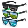 Nuevas gafas de sol deportivas para exteriores transfronterizas para hombre, gafas coloridas para ciclismo y conducción, gafas de montura cuadrada de moda con protección UV