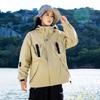 Chaqueta de Montaña Nueva de Primavera y Otoño Ropa Charge para Hombre Casual Moda Coreana Chaqueta con Capucha Guapo Gabán Multibolsillos