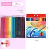 Set de Lápices de Colores para Niños para Estudiantes de Pintura 24 Colores 36 Colores Lápiz de Color Mina de Colores Papelería Transfronteriza Lápiz de Color Lote