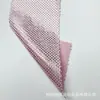 Tecido de seda pérola com ponto padrão e hot stamping, macio, brilhante, com pequenos pontos redondos, confortável, para uso formal, tecidos para performance de dança