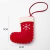 Colgante de Disfraz de Navidad DIY Muñeca de Fieltro Decoraciones Navideñas Flores Envoltura de Regalo Árbol de Navidad Colgante Pequeño