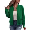 Cardigan de Punto con Cremallera y Cuello Medio Alto Estilo Europeo y Americano para Primavera 2026 Chaqueta Elegante de Manga Larga para Mujer