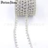 Gran oferta de cadena de diamantes grandes de 5 mm con adorno de diamantes de imitación sencillos, cadena con código, accesorios decorativos para abrigos y vestidos de novia.