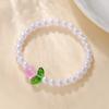 Nova Pulseira de Pérolas Tulipa Moda Feminina Colar Flor Tulipa Pequena Pulseira de Pérolas Flor Fresca Atacado