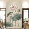Papel Tapiz Clásico Chino de Loto Estéreo 3D para Pared de Fondo de Vestíbulo, Revestimiento de Pared para Sala de Estar, Revestimiento de Pared para Dormitorio, Mural para Villa