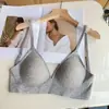 Ropa Interior Francesa Nueva de Espalda Descubierta para Mujer Pecho Pequeño Fino Push-up Grande Sin Aro de Acero Sexy Micro-expansión Hermoso Espalda Sujetador
