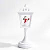 Lanterna de neve luminosa estilo troféu de Natal, poste de rua vintage, decoração de mesa, enfeite preenchido com água, presente de Natal