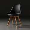 Mesa e Cadeira Simples com Encosto Tulipa Moda Escritório Lazer Recepção Negociação Cadeira de Plástico Imus Cadeira de Jantar Nórdica