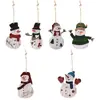 Decoraciones navideñas transfronterizas, colgantes para árbol de Navidad, accesorios creativos de madera para colgar en muebles de decoración interior, estilo navideño