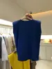 Camiseta de Color Sólido sin Mangas y Cuello Redondo para Mujer, Moda de Verano, Tops tipo Chaleco Versátiles Holgados Ajustados Casuales, Ropa para Mujer Estilo Coreano