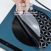 Alfombrilla Protectora para Placa de Inducción con Patrón Geométrico Tridimensional, Alfombrilla de Silicona de Grado Alimenticio con Aislamiento Térmico, Fácil de Limpiar y se Puede Colgar para Almacenar