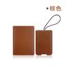 Transfronterizo en stock traje de tarjeta de embarque set libreta de cuero etiqueta de equipaje traje cuero PU tarjetero libreta en blanco bolsa para libreta