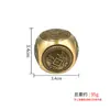 Giroscopio de la fortuna hexagonal de latón, adorno de mano, varias estilos de piezas de mano giratorias de dinero, spinner antiestrés
