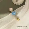 Grampo de cabelo com pérola artificial franja cabelo solto presilha bb clip grampo de uma palavra popular 2025 novo grampo acessório de cabelo