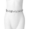 Cadena corporal geométrica simple que combina con todo, estilo punk, con costura tridimensional, cadena de cintura de mariposa de una sola capa, joyería transfronteriza europea y americana para mujer.