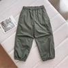 Calça Jogger Quente Estilo Japonês para Meninos e Meninas, Calça Casual Solta com Forro de Fleece, Novo Modelo Outono e Inverno 2025 478127