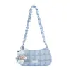 Bolsa de Ombro da Moda para Mulheres, Nova Bolsa de Ombro Xadrez Retrô, Bolsa Transversal para o Dia a Dia, Bolsa Estilosa de Bolinho
